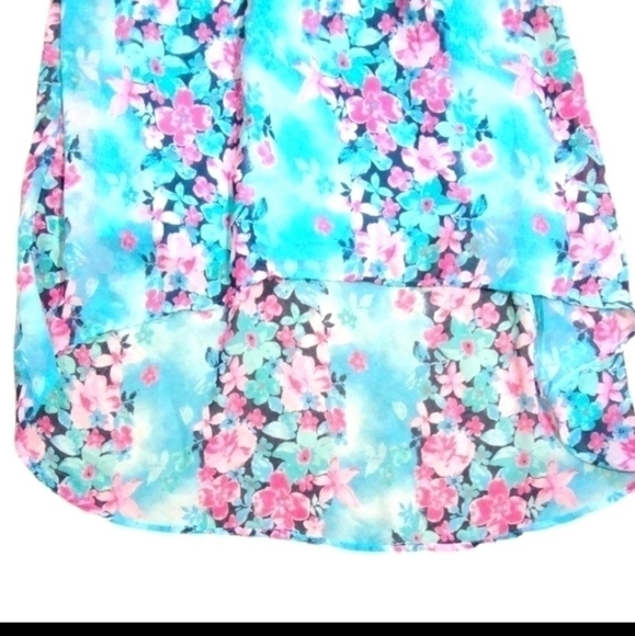 Faded Glory Girls High Low Summer Dress - Picture 2 of 3